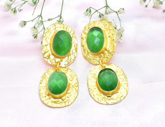 22KT Gold Plated Brass Luxury Earrings