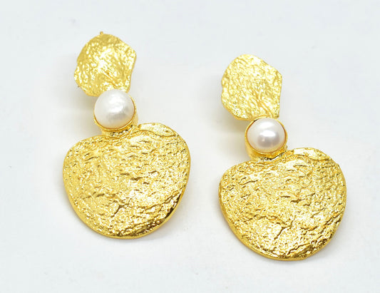 22KT Gold Plated Brass Luxury Earrings