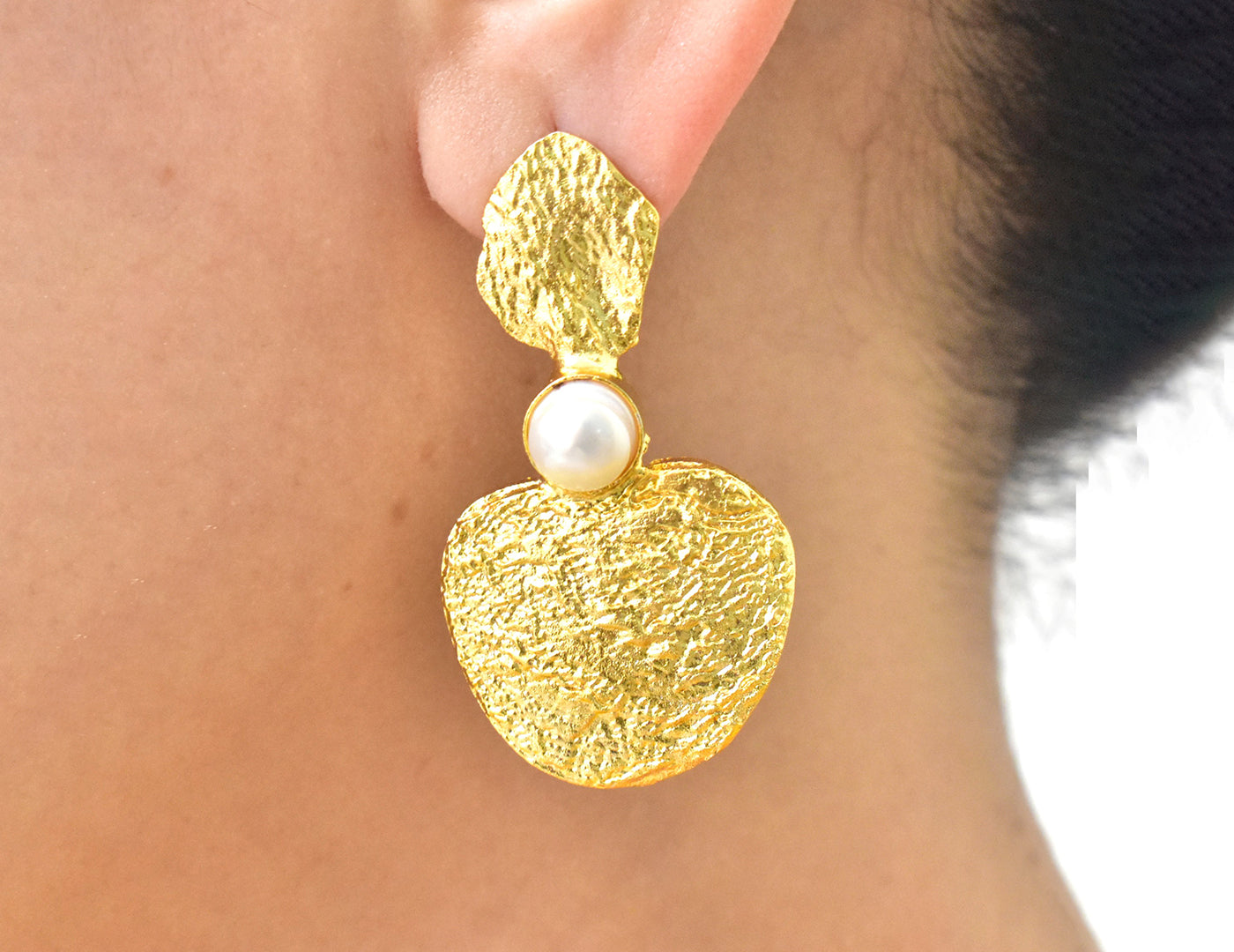 22KT Gold Plated Brass Luxury Earrings