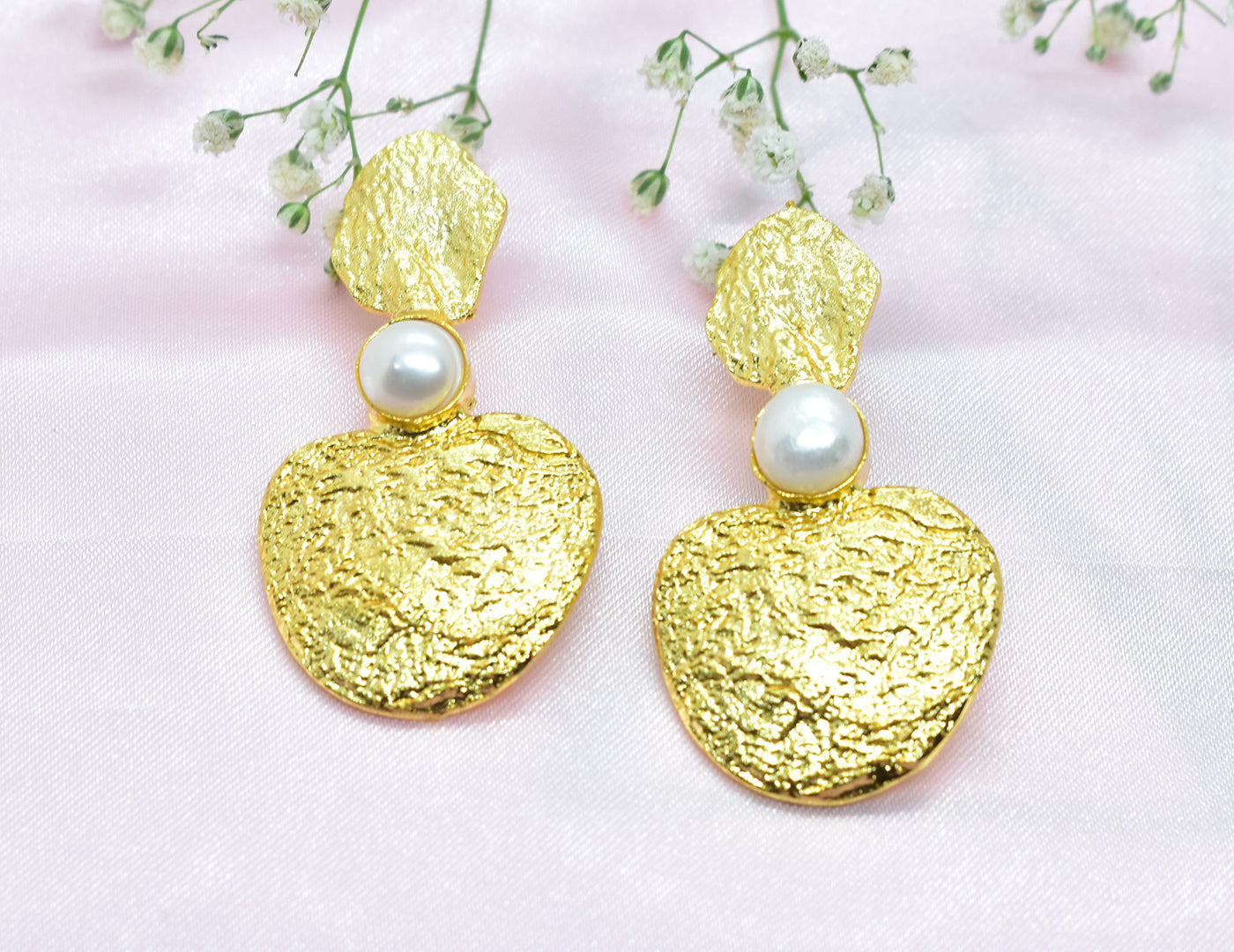 22KT Gold Plated Brass Luxury Earrings