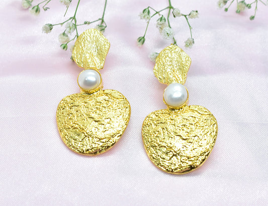 22KT Gold Plated Brass Luxury Earrings