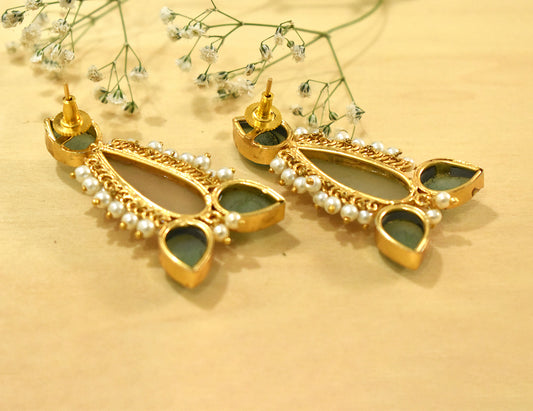 22KT Gold Plated Brass Luxury Earrings