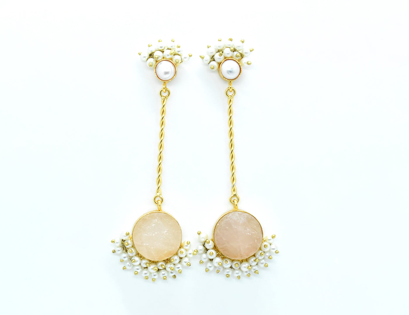 22KT Gold Plated Brass Luxury Earrings