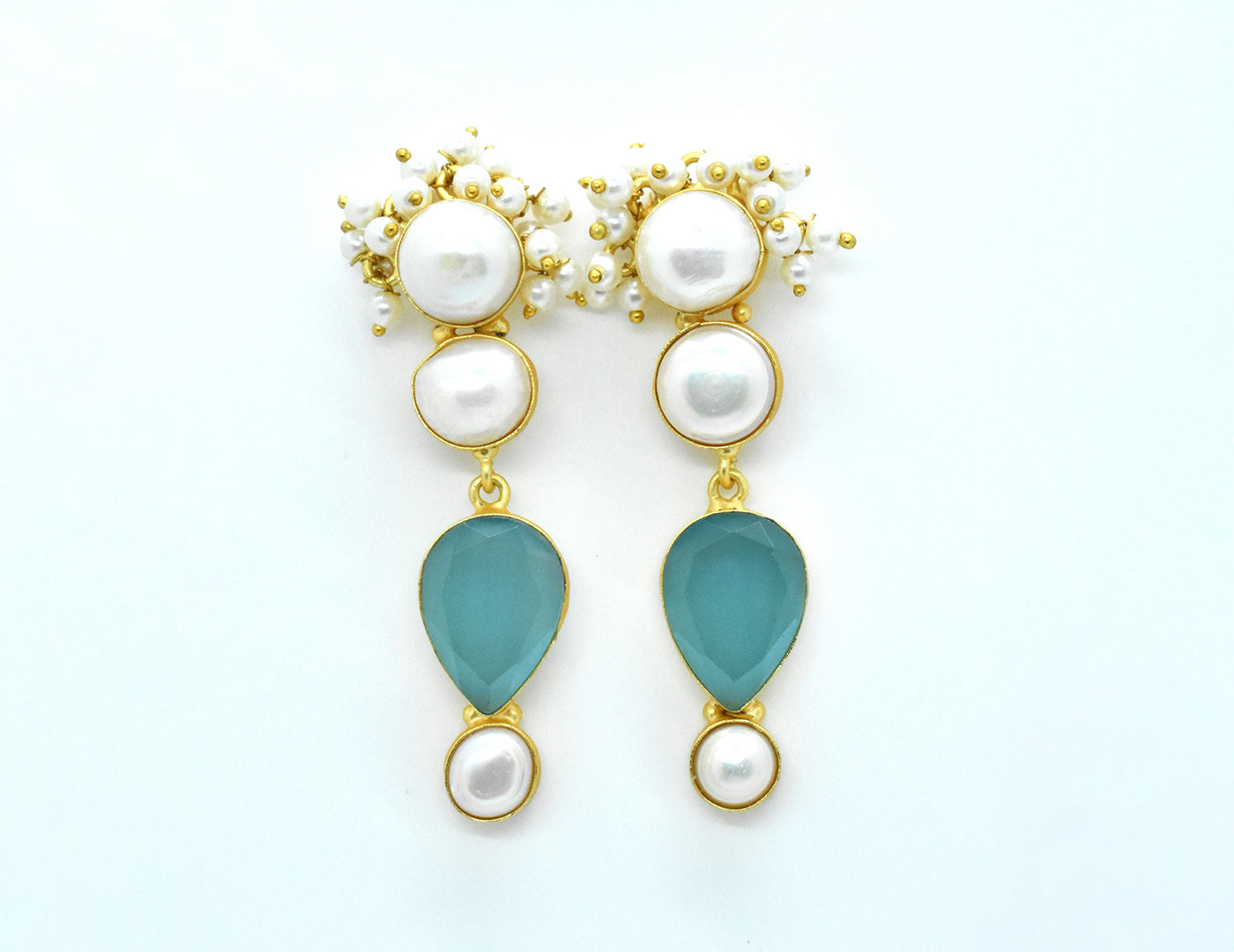 22KT Gold Plated Brass Luxury Earrings