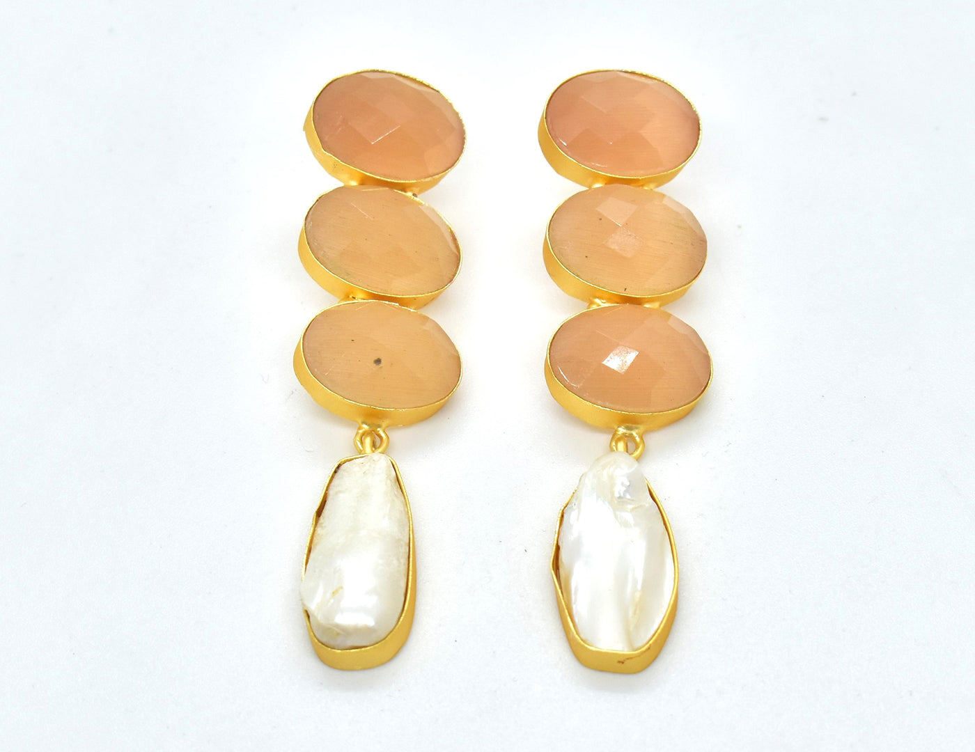 22KT Gold Plated Brass Luxury Earrings