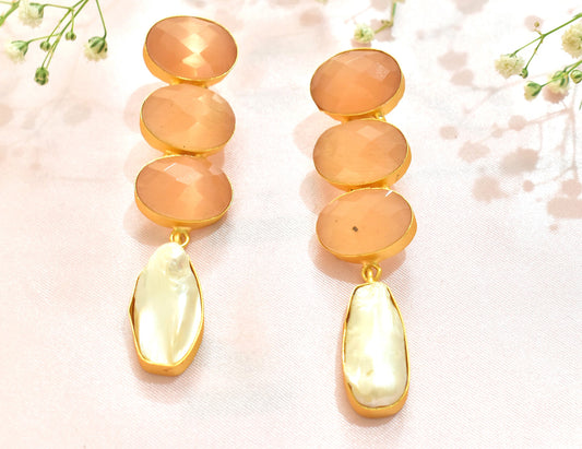 22KT Gold Plated Brass Luxury Earrings