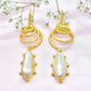 22KT Gold Plated Brass Luxury Earrings