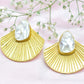 22KT Gold Plated Brass Luxury Earrings