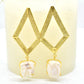 22KT Gold Plated Brass Luxury Earrings