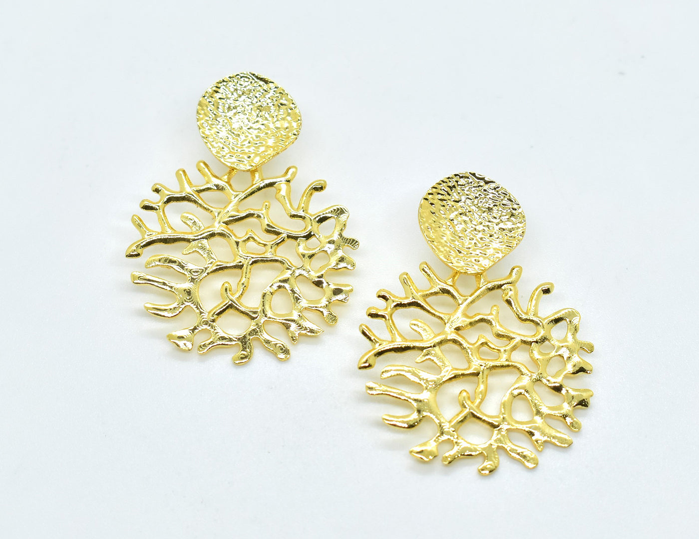 22KT Gold Plated Brass Luxury Earrings