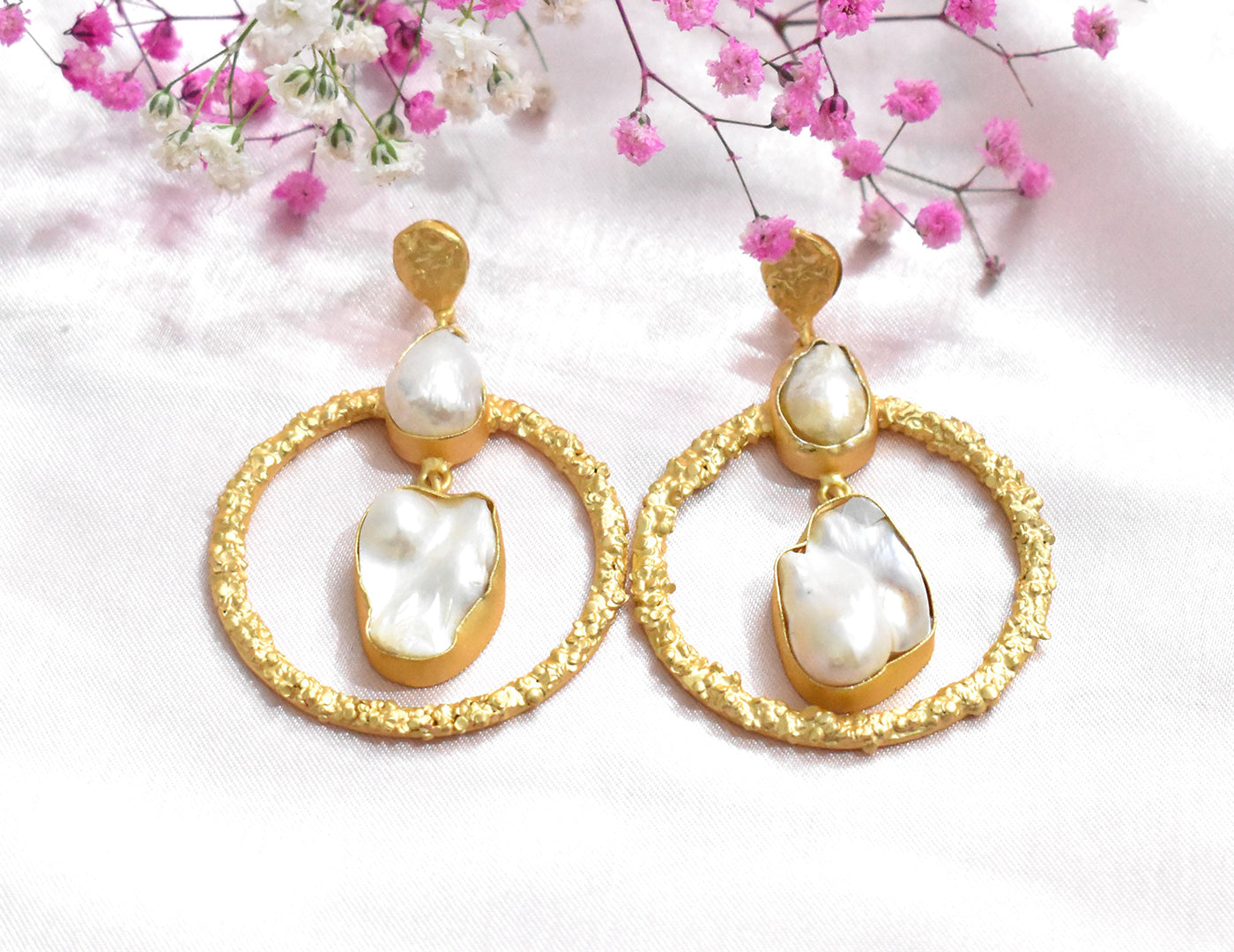 22KT Gold Plated Brass Luxury Earrings