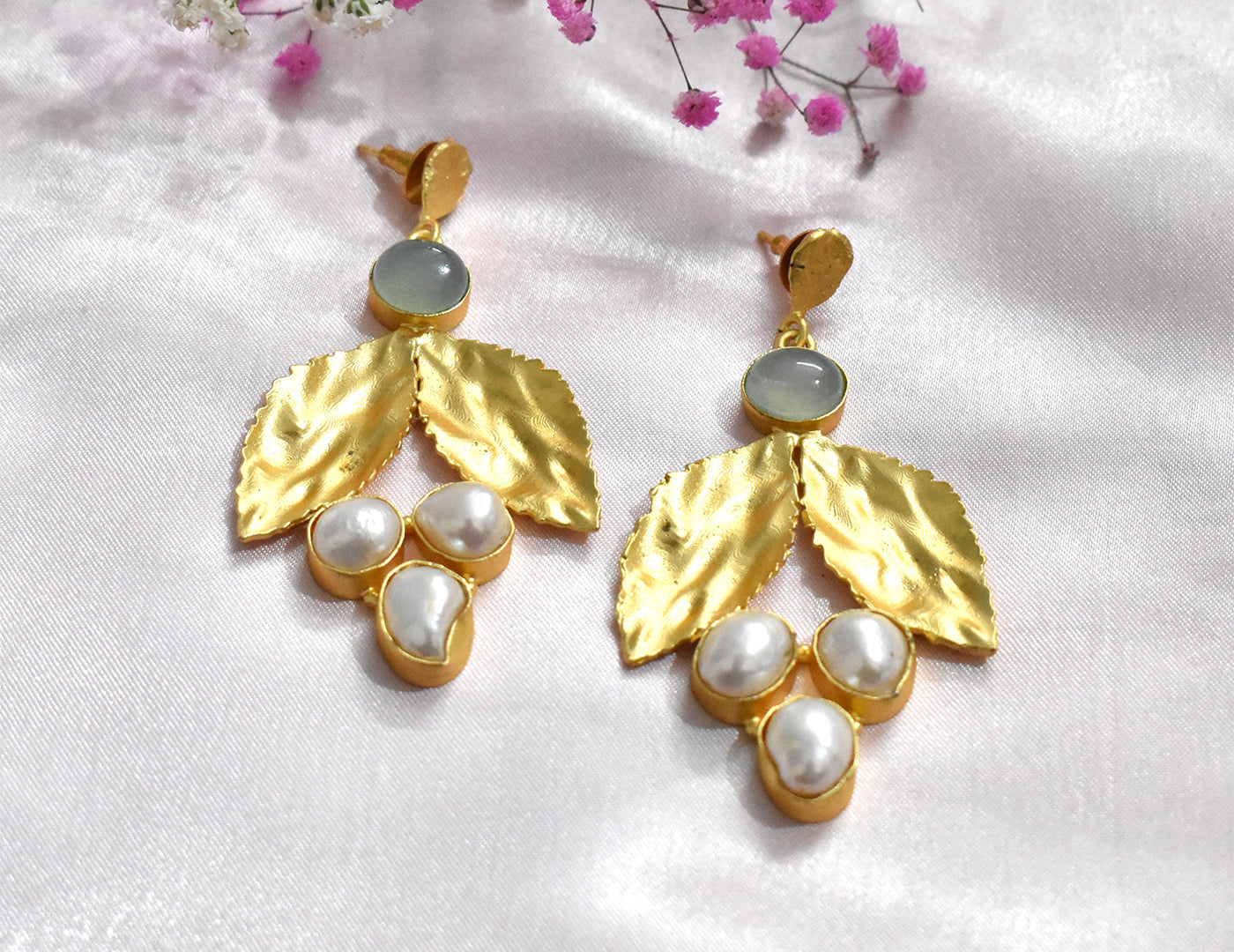 22KT Gold Plated Brass Luxury Earrings