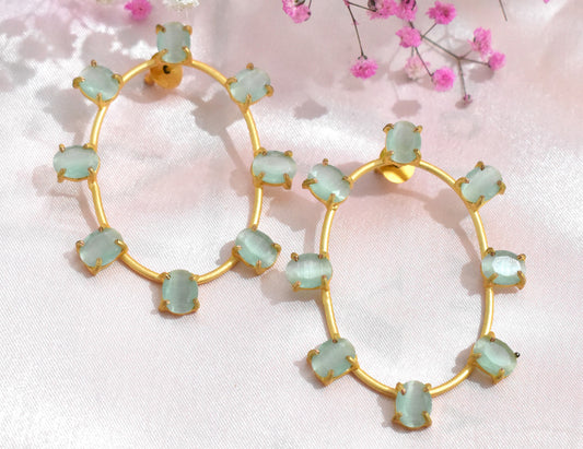 22KT Gold Plated Brass Luxury Earrings