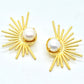 22KT Gold Plated Brass Luxury Earrings