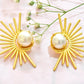 22KT Gold Plated Brass Luxury Earrings