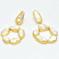 22KT Gold Plated Brass Luxury Earrings