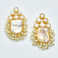 22KT Gold Plated Brass Luxury Earrings