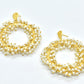 22KT Gold Plated Brass Luxury Earrings