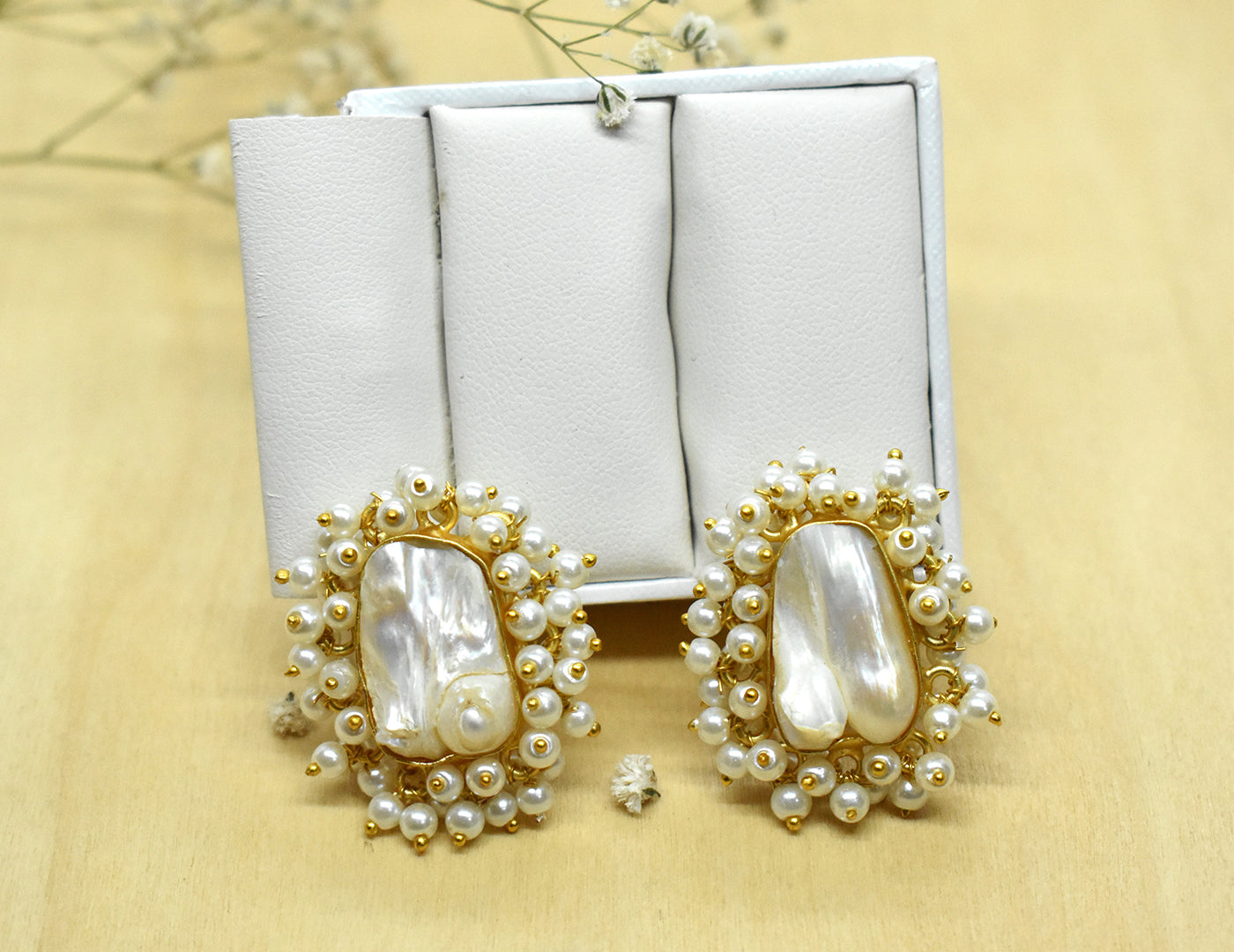 22KT Gold Plated Brass Luxury Earrings