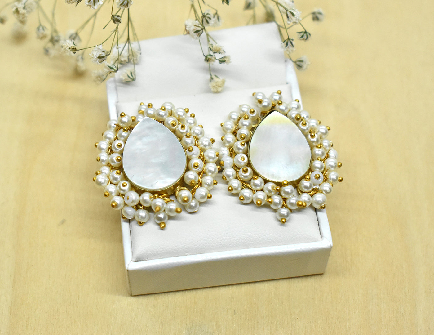 22KT Gold Plated Brass Luxury Earrings