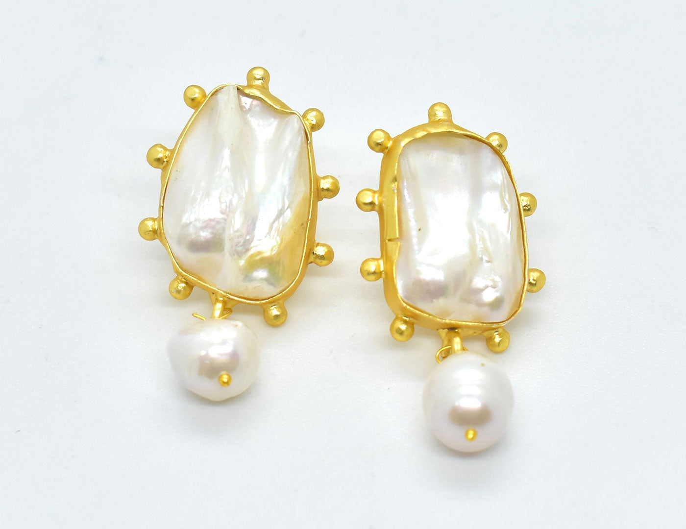 22KT Gold Plated Brass Luxury Earrings