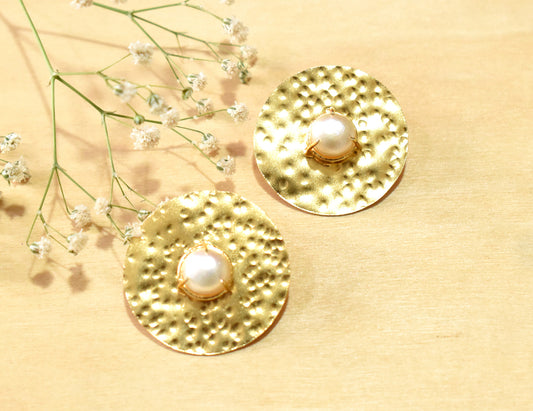 22KT Gold Plated Brass Luxury Earrings