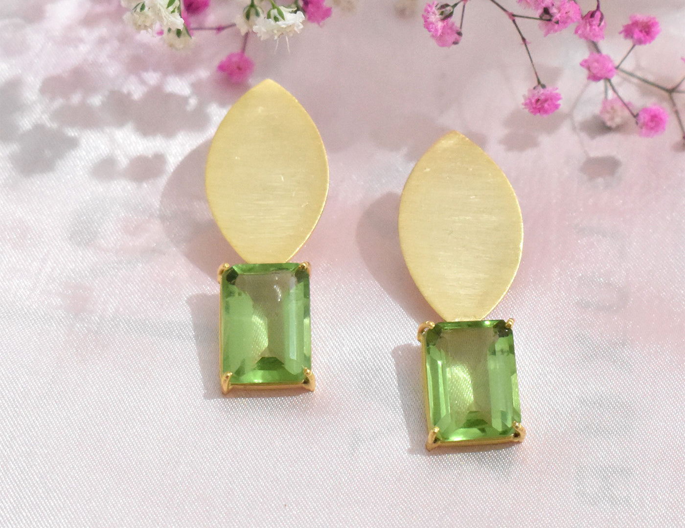 22KT Gold Plated Brass Luxury Earrings