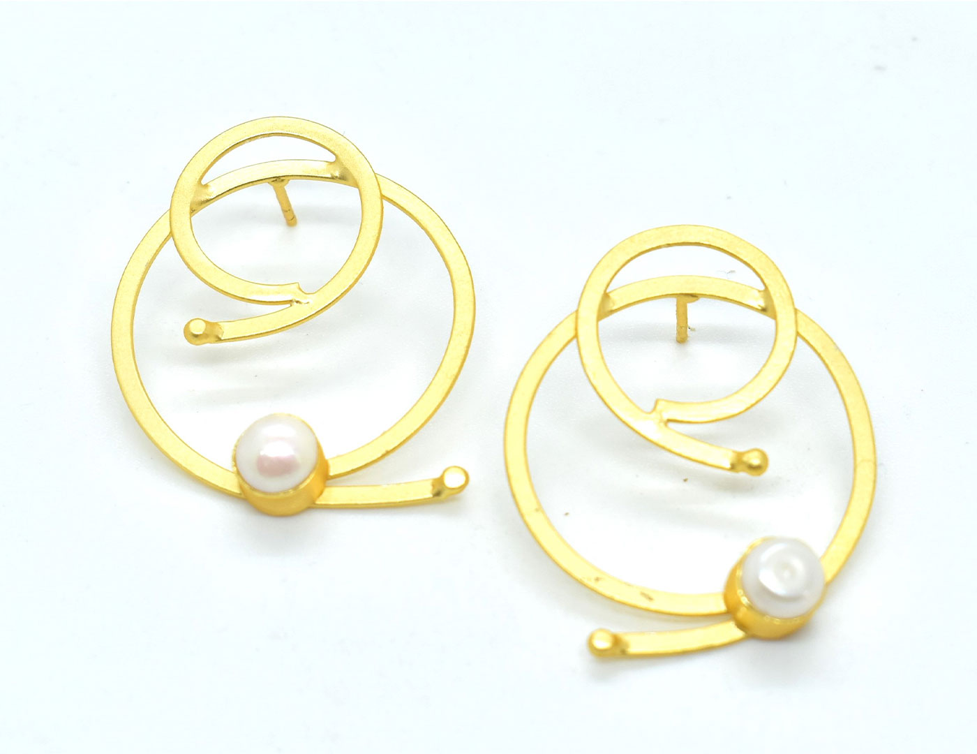 22KT Gold Plated Brass Luxury Earrings