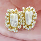 Elegant Daily Wear Studs | White Color