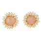 Elegant Daily Wear Studs | LIGHT PEACH
