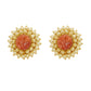 Elegant Daily Wear Studs | ORANGE