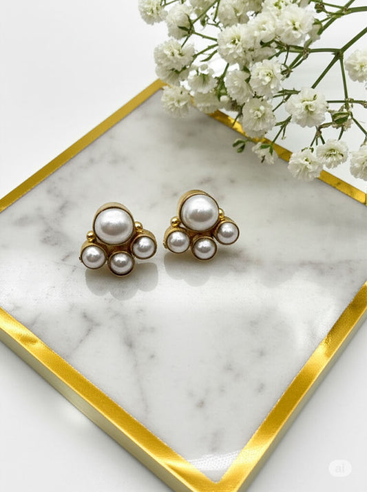Elegant Daily Wear Studs | PEARL