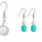 Beaded dangle earings,Crystal Teardrop| FRENCH WIRE | Triplet Offer