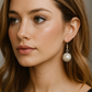 Beaded dangle earings,Crystal Teardrop| FRENCH WIRE | Triplet Offer