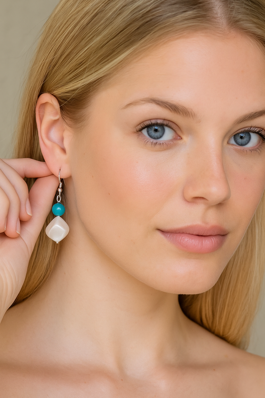 Tear Drop pearl earings| FRENCH WIRE | Triplet Offer