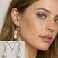 Beaded dangle earings,Crystal Teardrop| FRENCH WIRE | Triplet Offer