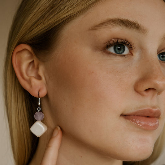 PURPLE,WHITE | Contemporary Jewelry | Modern Elegance Redefined