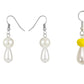 Beaded dangle earings,Crystal Teardrop| FRENCH WIRE | Triplet Offer
